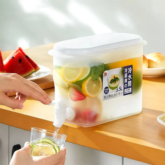 Fridge Juice Dispenser with Push Tap 3.5L