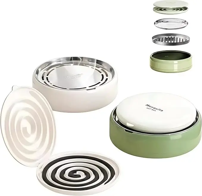 Mosquito Coil Holder With Coil Separator