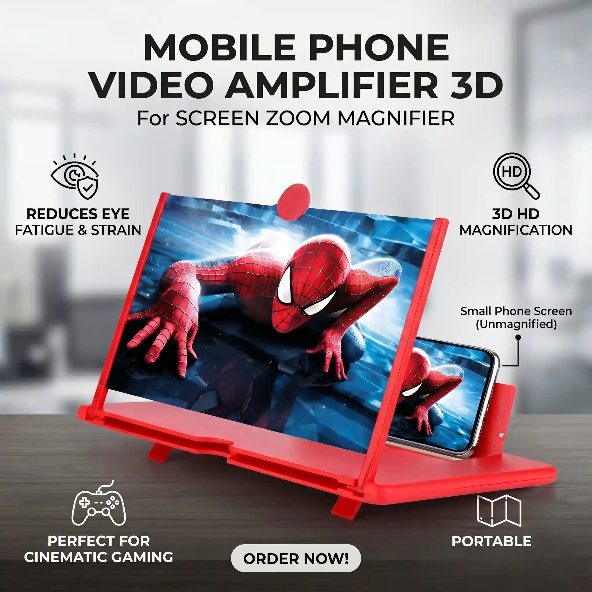 3D HD Mobile Screen Amplifier